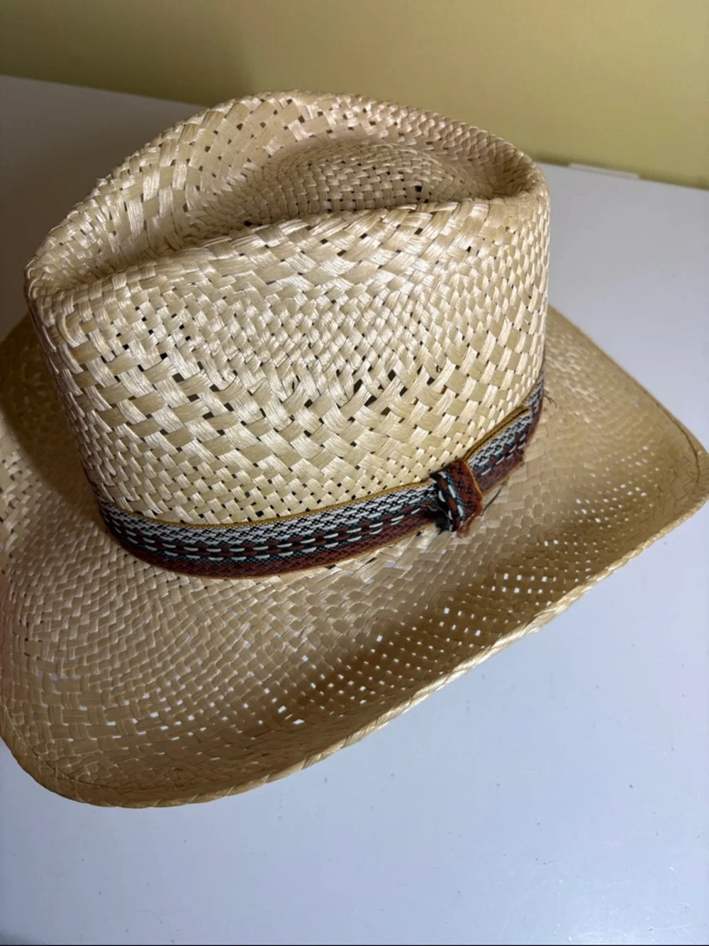 Resistol Vintage Opryland USA Theme Park Stagecoach Straw Hat 7 3/8